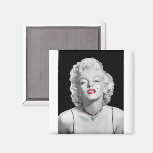 MIC01BWRD-V3 Look of Liebe Emerald Heart.tif Magnet (Vorderseite/Rückseite)