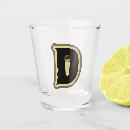 Mic D Logo Shot Schnapsglas (Vorderseite)