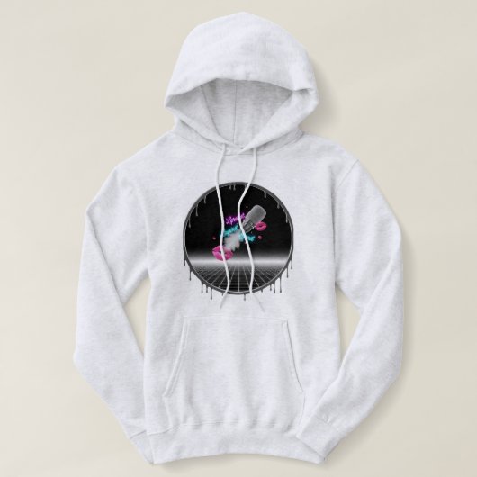 Mic Drop Diva Hoodie 🎤 💋 (Design vorne)
