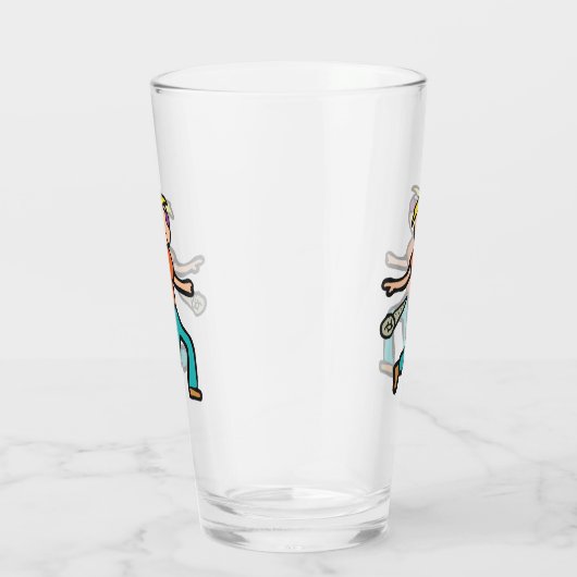 Mic Drop Glas (Rechts)