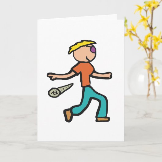 Mic Drop Karte (Gelbe Blume)