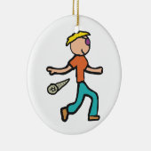 Mic Drop Keramik Ornament (Rechts)