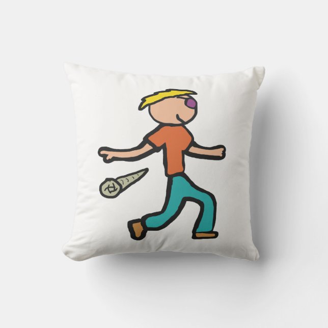 Mic Drop Kissen (Vorderseite)