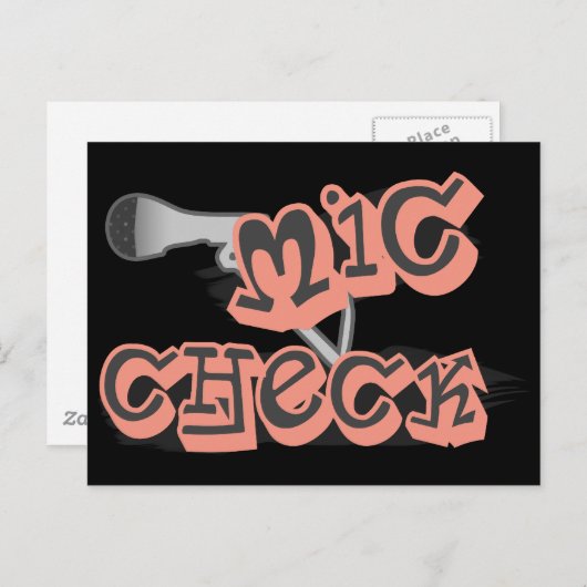 Mic Karo Postkarte (Vorne/Hinten)