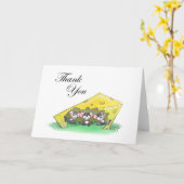 Mic, Mac And Moe’s Feast Of Thanksgiving Karte (Gelbe Blume)