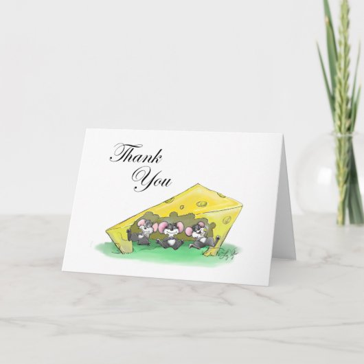 Mic, Mac And Moe’s Feast Of Thanksgiving Karte (Vorderseite)