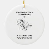 Mic, Mac And Moe's Winter Holiday Ornament (Hinten)
