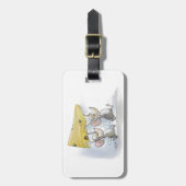 Mic & Mac bringen in den Käsespacker Gepäckanhänger (Vorderseite vertikal)