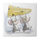 Mic & Mac bringen Käseteile Fliese (Vorderseite)