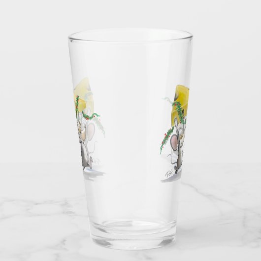 Mic & Mac Bringing in Weihnachtskäseglas Glas (Rechts)