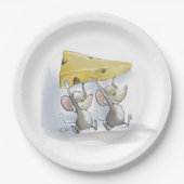 Mic & Mac in der Käsepapierplatte Pappteller (Vorderseite)