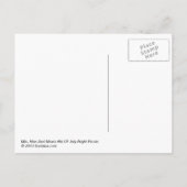 Mic Mac & Moe's 4. Juli Nachts Picnic Postcard Postkarte (Rückseite)