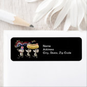 Mic, Mac & Moe's 4th Of July Night Address Labels (Insitu)