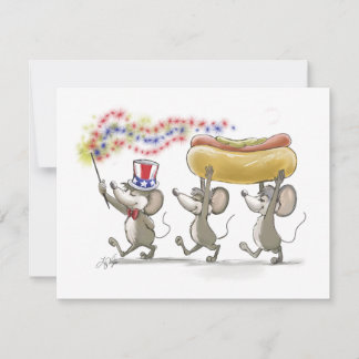 Mic, Mac & Moe's Happy 4. Juli Einladungen