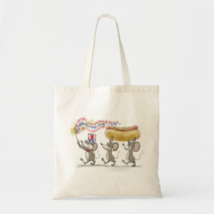 Mic, Mac & Moe's Happy 4. Juli Tote Bag Tragetasche