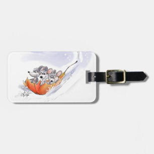 Mic, Mac & Moe's Winter Holiday Luggage Tag Gepäckanhänger