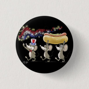 Mic, Mac und Moe's 4. Juli Nacht Picnic Button
