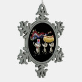 Mic Mac und Moes 4. Juli Snowflake Ornament (Links)