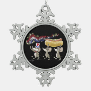 Mic Mac und Moes 4. Juli Snowflake Ornament