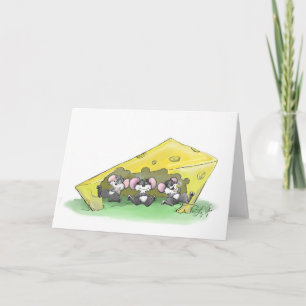 Mic, Mac und Moes Erntedankfest-Kunst Karte
