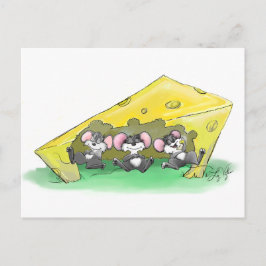 Mic, Mac und Moe's Fest der Erntedank Art Feiertagspostkarte