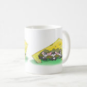 Mic, Mac und Moe's Fest der Erntedank Art Kaffeetasse (VorderseiteRechts)