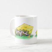 Mic, Mac und Moe's Fest der Erntedank Art Kaffeetasse (Vorderseite Links)