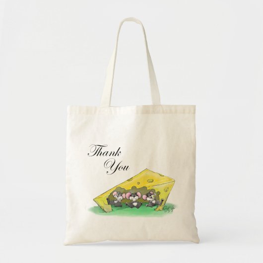 Mic, Mac und Moe's Fest des Erntedanks Tragetasche (Vorne)