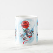Mic, Mac und Moe's Happy Birthday Celebration Kaffeetasse (Mittel)