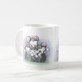 Mic, Mac und Moe's Happy Mother's Day Illustration Kaffeetasse (Vorderseite Links)