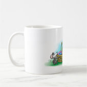 Mic, Mac und Moe's Happy Oaster Kaffeetasse (Links)