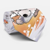 Mic, Mac und Moe's Winter Holiday Krawatte (Gerollt)