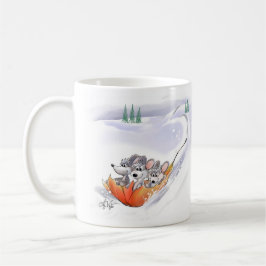 Mic, Mac und Moe's Winter Holiday Landschaft Tasse
