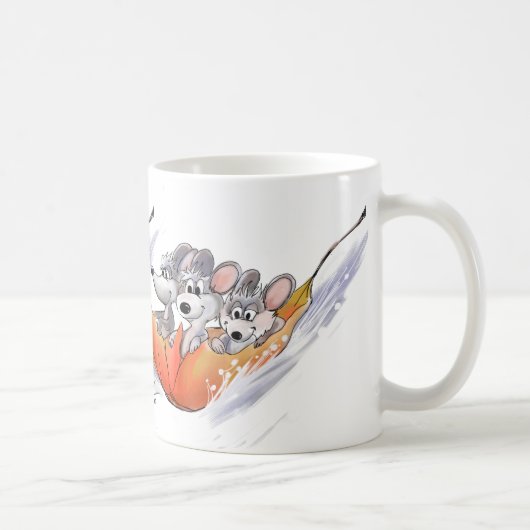 Mic, Mac und Moe's Winter Holiday Tasse (Rechts)