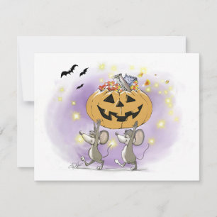 Mic & Mac's fröhliche Halloween Pumpkin-Leckereien Einladung