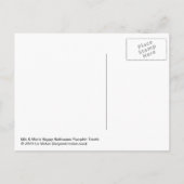 Mic & Mac's fröhliche Halloween Pumpkin-Leckereien Postkarte (Rückseite)