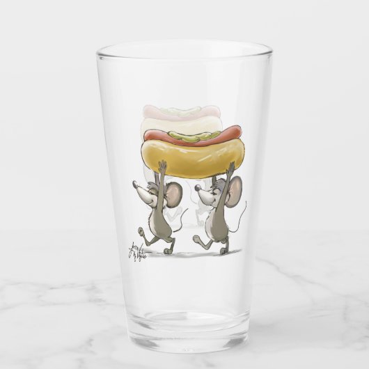 Mic & Mac's Picnic/GRILLEN Glass Glas (Vorderseite)
