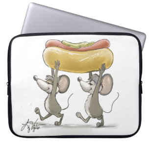 Mic & Mac's Picnic Neopren Laptop-Sieb Laptopschutzhülle