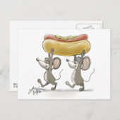 Mic & Mac's Picnic Postcard Postkarte (Vorne/Hinten)