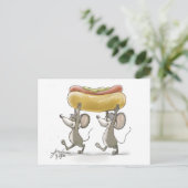 Mic & Mac's Picnic Postcard Postkarte (Stehend Vorderseite)