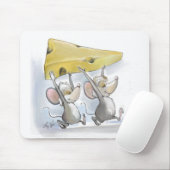 Mic u. Mac, die in den Käse Mousepad holen (Mit Mouse)