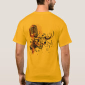 Mic und Rhymes T-Shirt (Rückseite)
