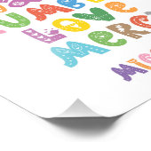 Micah 6:8, Bibelverse, Schrift, Kinderzimmer Art Fotodruck (Ecke)