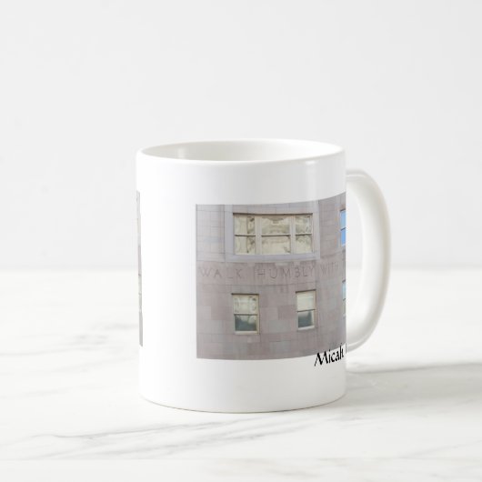 Micah 6:8 kaffeetasse (VorderseiteRechts)