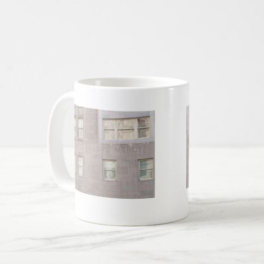 Micah 6:8 kaffeetasse (Vorderseite Links)