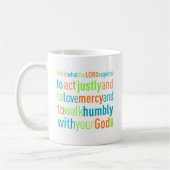 Micah 6:8 kaffeetasse (Links)