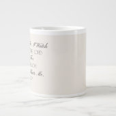 Micah 7:7 Hope Bible Verse Mug  Jumbo-Tasse (Vorderseite)