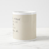 Micah 7:7 Hope Bible Verse Mug  Jumbo-Tasse (Vorderseite)