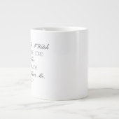 Micah 7:7 Hope Bible Verse Mug  Jumbo-Tasse (Vorderseite)