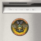 Micah Siegel Large, 3 Zoll Round Magnet (In Situ (Geschirrspüler))